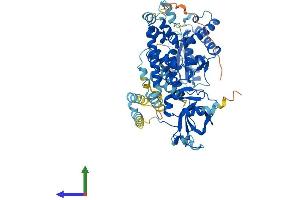 AlphaFold protein structure predicition of Human Recombinant FBXO21 Protein, UniprotID O94952 (FBXO21 Protein (AA 1-628) (His tag))