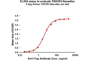 ELISA image for Taste Receptor, Type 1, Member 3 (TAS1R3) protein (ABIN7538545)