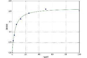 A typical standard curve (SMN1 ELISA Kit)