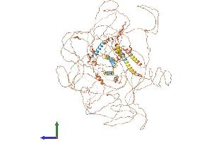 AlphaFold protein structure predicition of Human Recombinant SPATA31A7 Protein, UniprotID Q8IWB4 (FAM75A4 Protein (AA 1-1347) (His tag))