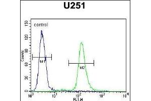 Flow Cytometry (FACS) image for anti-ArfGAP with Coiled-Coil, Ankyrin Repeat and PH Domains 3 (Acap3) (AA 101-130), (N-Term) antibody (ABIN651370)