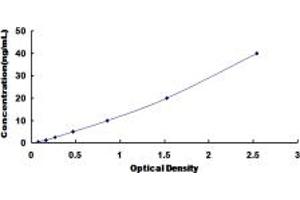 Typical standard curve (CPZ ELISA Kit)