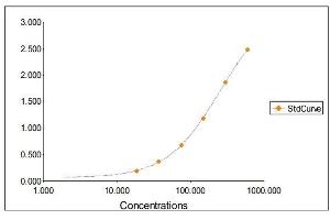 Standard Curve Graph (Transferrin ELISA Kit)