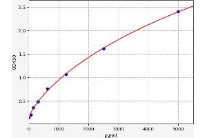 Typical standard curve