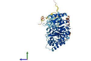 AlphaFold protein structure predicition of Human Recombinant PRAMEF12 Protein, UniprotID O95522 (PRAMEF12 Protein (AA 1-483) (His tag))