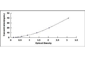 Typical standard curve (F12 ELISA Kit)