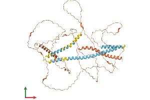AlphaFold protein structure predicition of Human Recombinant NBPF3 Protein, UniprotID Q9H094 (NBPF3 Protein (AA 1-633) (His tag))