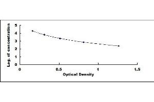 Typical standard curve
