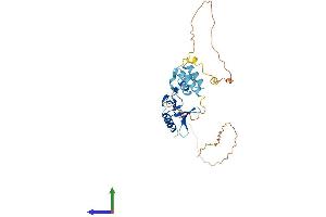 AlphaFold protein structure predicition of Mouse Recombinant Dppa4 Protein, UniprotID Q8CCG4