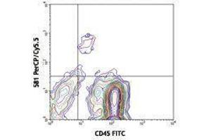 Flow Cytometry (FACS) image for anti-CD34 (CD34) antibody (PerCP-Cy5.5) (ABIN2660360) (CD34 antibody  (PerCP-Cy5.5))