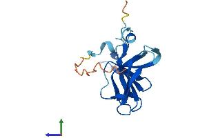AlphaFold protein structure predicition of Human Recombinant FAM72C Protein, UniprotID H0Y354 (FAM72C Protein (AA 1-149) (His tag))