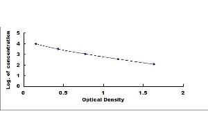 Typical standard curve