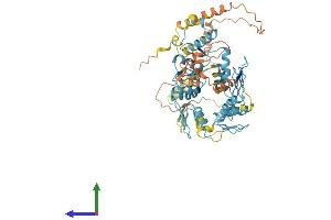 AlphaFold protein structure predicition of Human Recombinant ZNF284 Protein, UniprotID Q2VY69