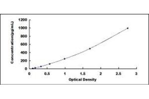 Typical standard curve (ECF ELISA Kit)