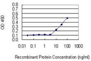 Detection limit for recombinant GST tagged RGN is 3 ng/ml as a capture antibody. (Regucalcin antibody  (AA 200-299))