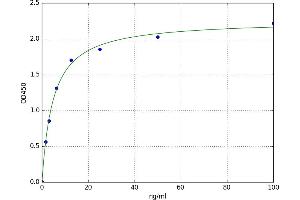 A typical standard curve