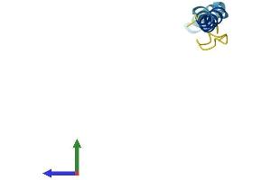 AlphaFold protein structure predicition of Human Recombinant SERP1 Protein, UniprotID Q9Y6X1 (SERP1 Protein (AA 1-66) (Fc Tag))