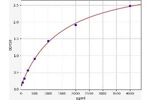 Typical standard curve (NCOR2 ELISA Kit)