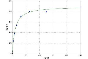 A typical standard curve