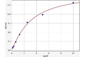 Typical standard curve (SLC29A1 ELISA Kit)