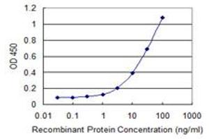 Detection limit for recombinant GST tagged MBIP is 0. (MBIP antibody  (AA 1-344))
