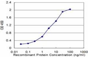 Detection limit for recombinant GST tagged ENTPD4 is approximately 0. (ENTPD4 antibody  (AA 371-469))