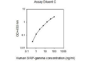 ELISA image for Signal-Regulatory Protein gamma (SIRPG) ELISA Kit (ABIN4884552)