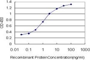 Detection limit for recombinant GST tagged GAS2 is approximately 0. (GAS2 antibody  (AA 1-110))