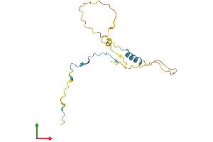AlphaFold protein structure predicition of Human Recombinant CDC42EP5 Protein, UniprotID Q6NZY7 (CDC42EP5 Protein (AA 1-148) (His tag))