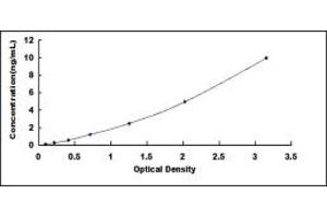 Typical standard curve (Peripherin ELISA Kit)