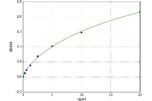 A typical standard curve