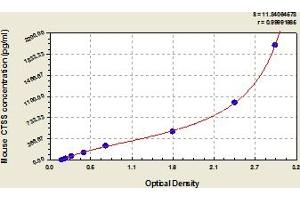 Typical Standard Curve (Cathepsin S ELISA Kit)