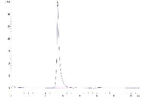 The purity of Human SLAMF7 is greater than 95 % as determined by SEC-HPLC.