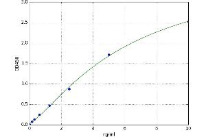 A typical standard curve