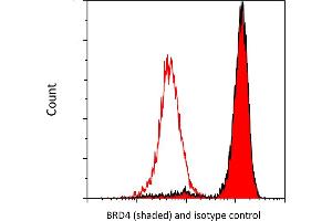 Flow Cytometry (FACS) image for anti-Bromodomain Containing 4 (BRD4) (AA 1312-1362) antibody (ABIN7454041)