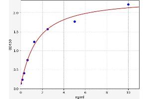 Typical standard curve (CACNA1A ELISA Kit)