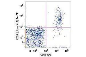 Flow Cytometry (FACS) image for anti-CD24 Molecule (CD24) antibody (PerCP) (ABIN2659806) (CD24 antibody  (PerCP))