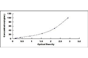 Typical standard curve (FADS2 ELISA Kit)