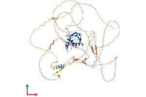 AlphaFold protein structure predicition of Human Recombinant ELF1 Protein, UniprotID P32519 (ELF1 Protein (AA 1-619) (His tag))