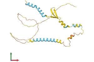 AlphaFold protein structure predicition of Mouse Recombinant Arl6ip4 Protein, UniprotID Q9JM93