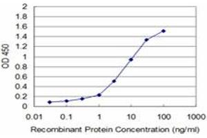 Detection limit for recombinant GST tagged TP53RK is approximately 0. (TP53RK antibody  (AA 154-253))