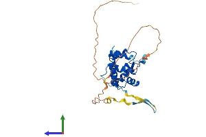 AlphaFold protein structure predicition of Mouse Recombinant Spdye4a Protein, UniprotID Q5IBH6 (Speedy Homolog B (Xenopus Laevis) (SPDYB) (AA 1-268) protein (His tag))