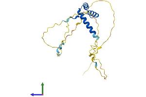 AlphaFold protein structure predicition of Human Recombinant PROP1 Protein, UniprotID O75360 (PROP1 Protein (AA 1-226) (His tag))