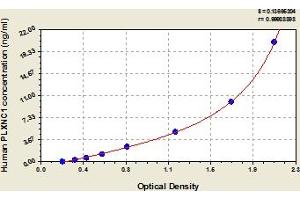 Typical Standard Curve (Plexin C1 ELISA Kit)