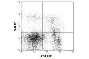 Flow Cytometry (FACS) image for anti-Interleukin 2 Receptor, beta (IL2RB) antibody (Biotin) (ABIN2660928) (IL2 Receptor beta antibody  (Biotin))