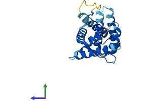 AlphaFold protein structure predicition of Human Recombinant BAX Protein, UniprotID Q07812 (BAX Protein (AA 1-192) (His tag))