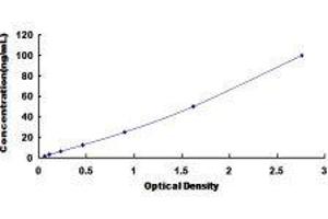 Typical standard curve (RPN1 ELISA Kit)