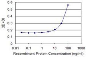 Detection limit for recombinant GST tagged ARR3 is 3 ng/ml as a capture antibody. (ARR3 antibody  (AA 1-359))