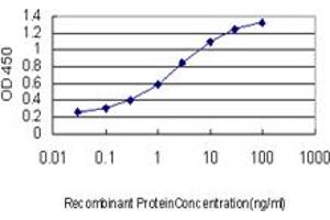 ELISA image for anti-Transcription Factor AP-4 (Activating Enhancer Binding Protein 4) (TFAP4) (AA 93-192) antibody (ABIN563158)