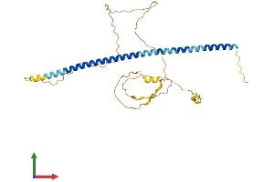 AlphaFold protein structure predicition of Human Recombinant GPS2 Protein, UniprotID Q13227